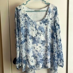 Marina Gigli Italian silk top M